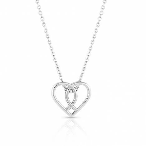 Montana Silversmiths Connected in Faith Light Heart Necklace