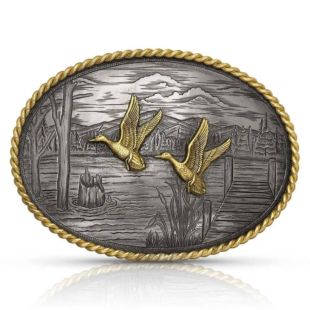 Montana Silversmiths On The Banks with Ducks Buckle