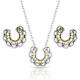Montana Silversmiths Lucky Montana Gold Horseshoe Jewelry Set