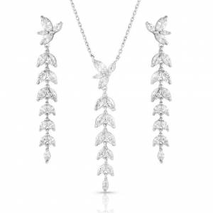 Montana Silversmiths Woodbine Falls Crystal Jewelry Set