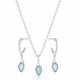 Montana Silversmiths Petite Charm Opal Jewelry Set