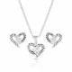 Montana Silversmiths Flirty Love Crystal Rope Jewelry Set