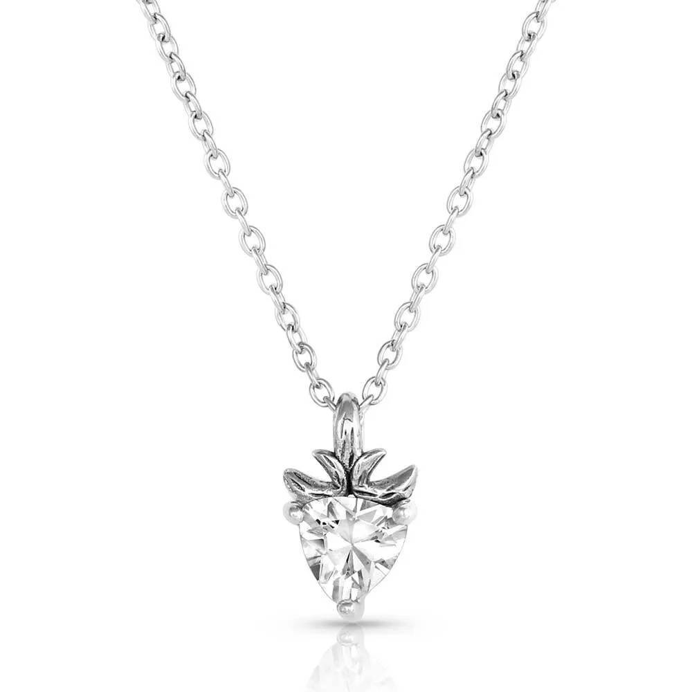 Montana Silversmiths Glacial Arrowhead Crystal Necklace