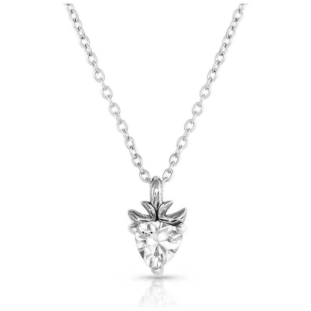 Montana Silversmiths Glacial Arrowhead Crystal Necklace