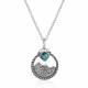 Montana Silversmiths Moonlight Mountains Turquoise Necklace