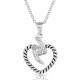 Montana Silversmiths Electric Love Heart Necklace