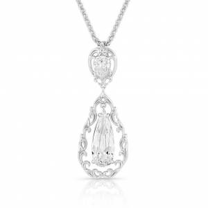 Montana Silversmiths Princess Frost Crystal Necklace