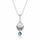 Montana Silversmiths Western Zen Crystal Turquoise Necklace