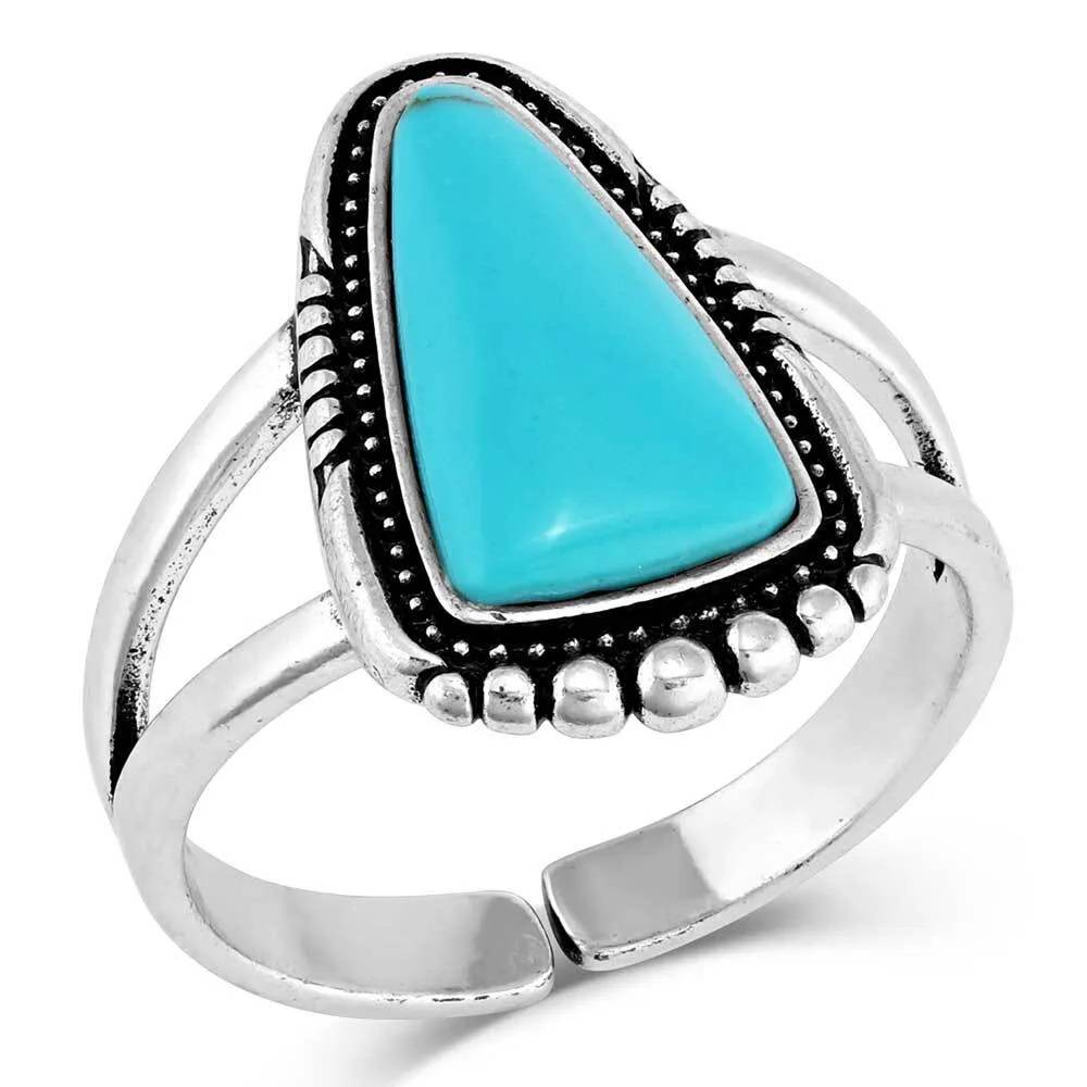 Montana Silversmiths Ways of the West Turquoise Ring