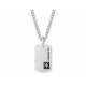 Montana Silversmiths Lift Up In Faith Silver Dog Tag Necklace