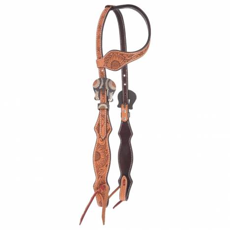 Circle Y Copper Sunflower One Ear Headstall