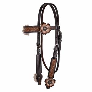 Circle Y Dusty Rose Vintage Headstall