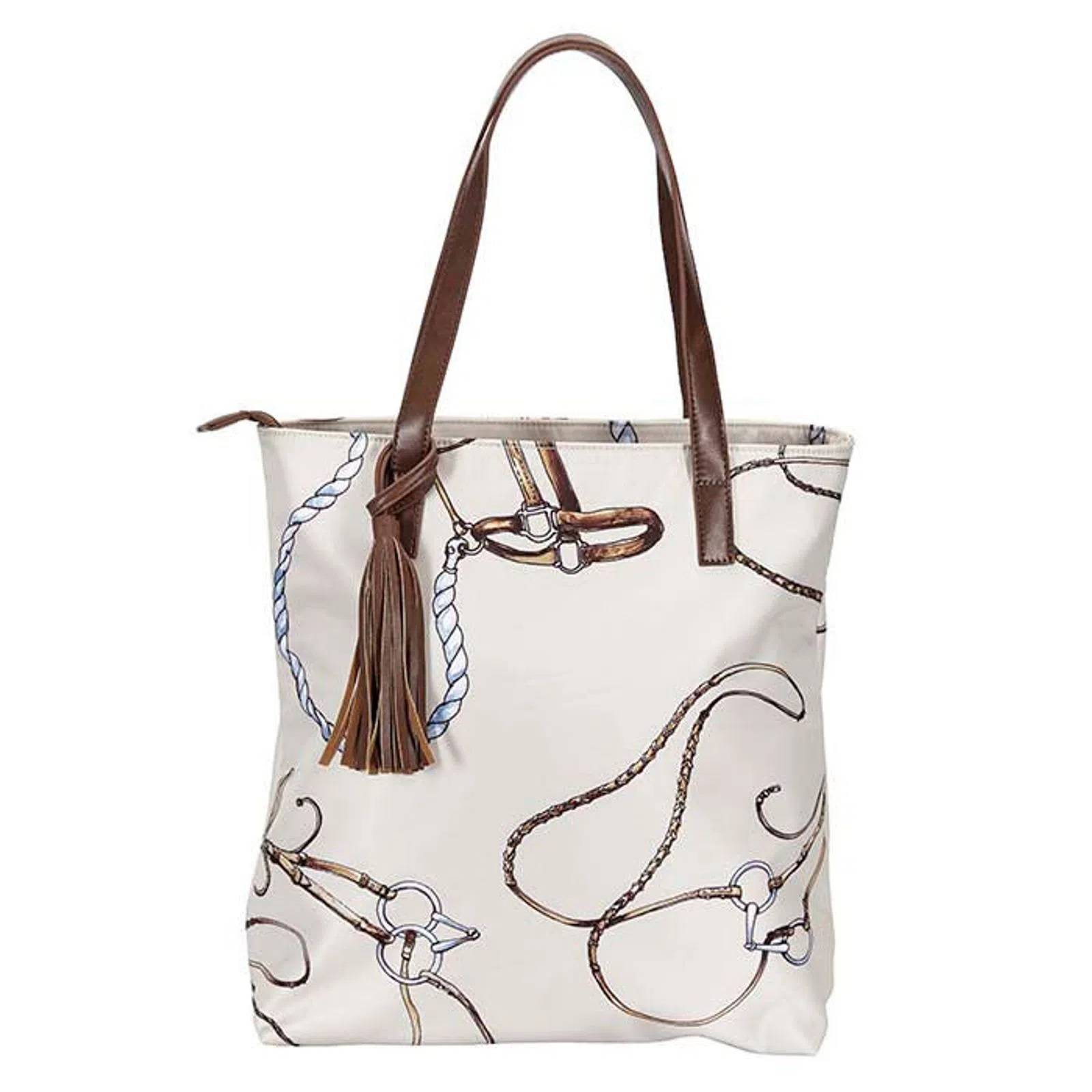 AWST Int'l "Lila" Bridles 'n Things Tote Bag with  Tassel