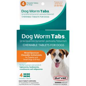 Durvet Dog Worm Chewable Tabs