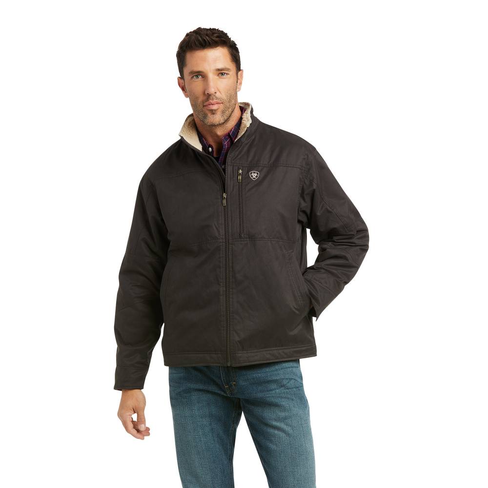 Ariat Mens Grizzly Canvas Insulated Jacket | HorseLoverZ