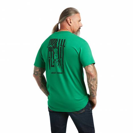 Ariat Mens Rebar Cotton Strong American Outdoors T-Shirt