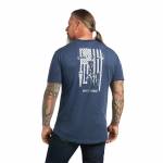 Ariat Mens Rebar Cotton Strong American Outdoors T-Shirt