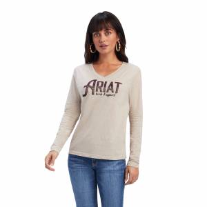 Ariat Ladies REAL Chest Logo Relaxed Tee Shirt