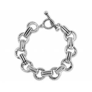 Montana Silversmiths CrisCross Link Crystal Bracelet