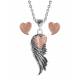 Montana Silversmiths Heart Strings Feather Jewelry Set