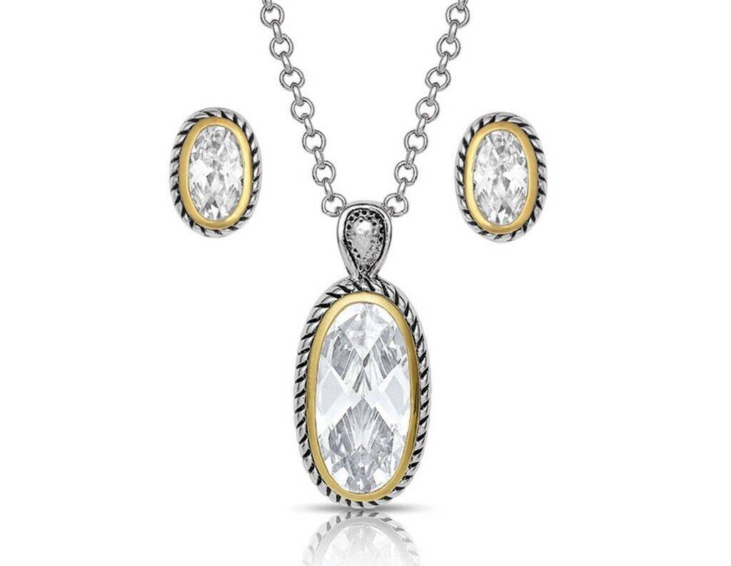 Montana Silversmiths Western Roped Brilliance Jewelry Set