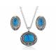 Montana Silversmiths Turquoise Cameo Jewelry Set