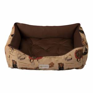 Huntley Pet English Equestrian Tapestry Pet Bed