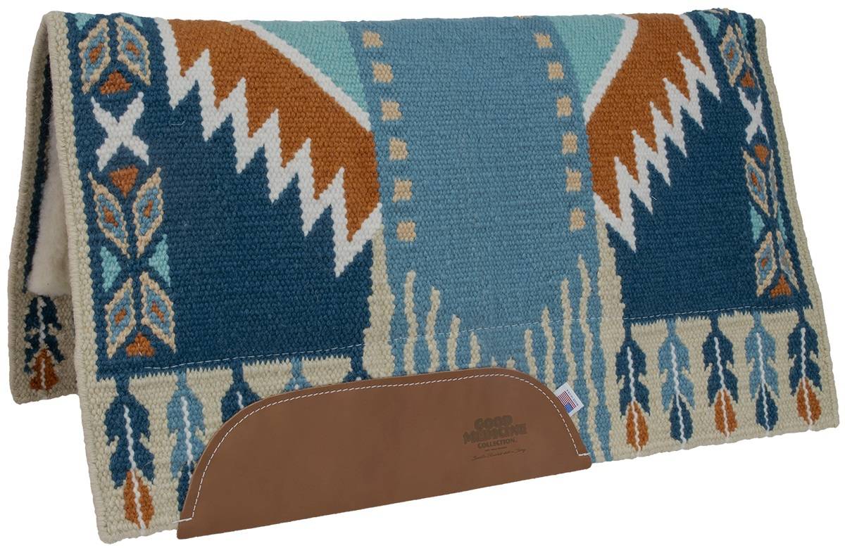 Mustang Good Medicine Reining Glory Wool Fleece Bottom Pad