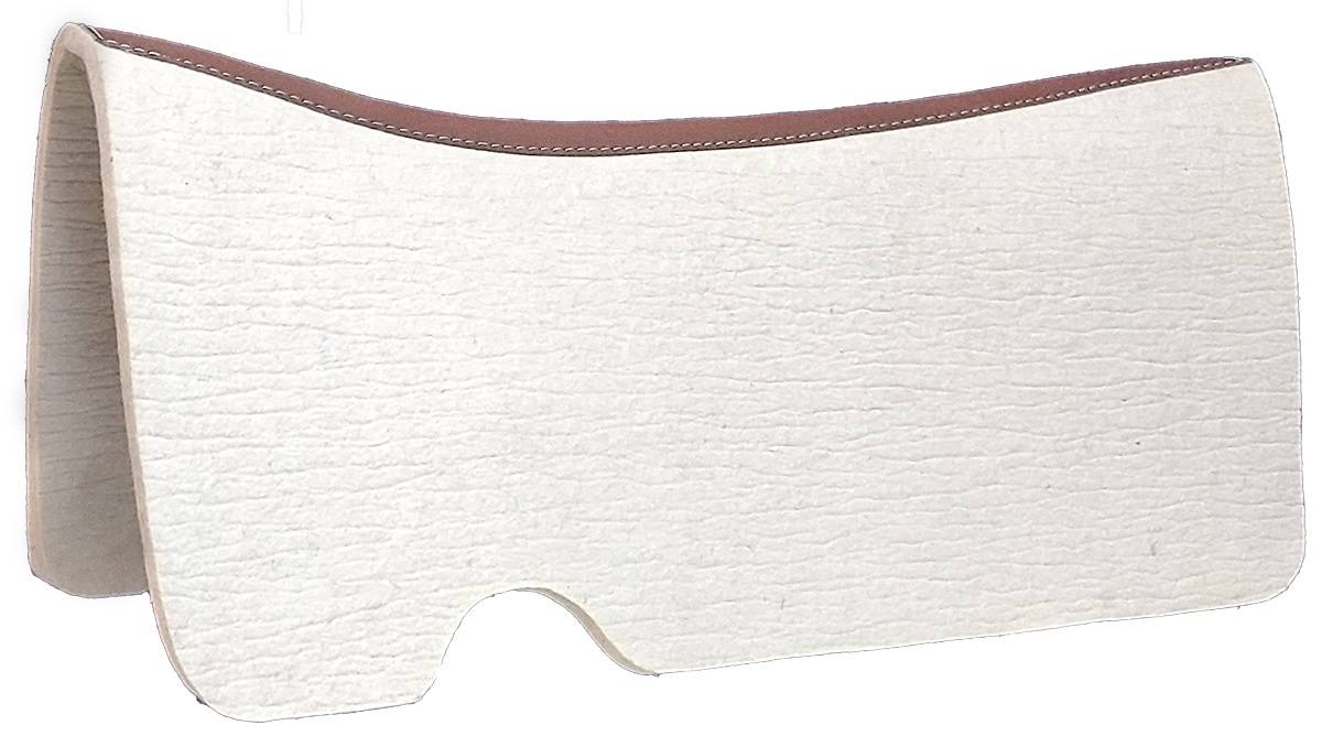Mustang Blue Horse Pressed Wool Contoured Liner Pad