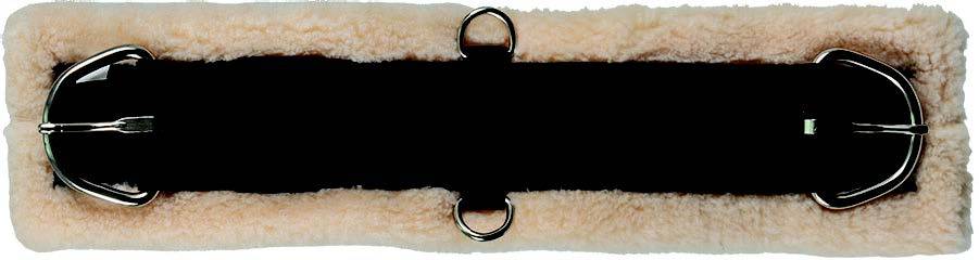 Mustang Nylon Fleece Pony Pleasure Cinch with Nickel Plated Buckles