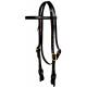 Mustang Browband Headstall Double Solid Brass Buckles w/Quick Change Ends