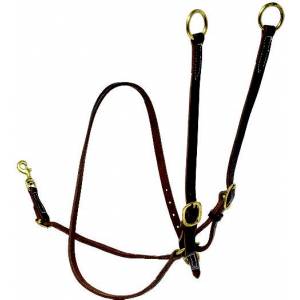 Mustang Running Martingale with Solid Brass Hardware