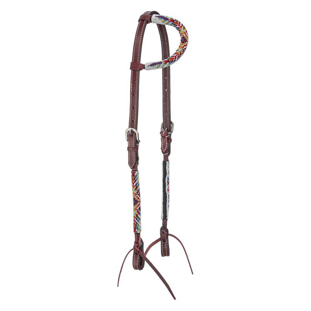 Royal King Dallas Beaded Single Ear Headstall