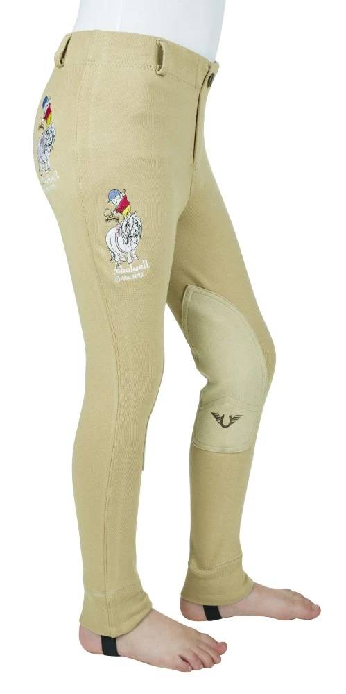 TuffRider Kids Thelwell Sweep Embroidered Knee Patch Jods