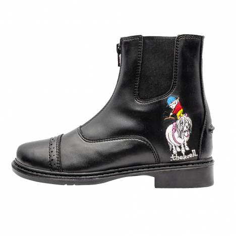 TuffRider Kids Thelwell Zip Black Paddock Boots