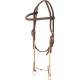 Classic Equine Loomis Browband Headstall and Draw Gag Bit w/Smooth Bar