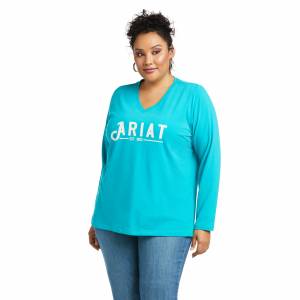 Ariat Ladies REAL Long Sleeve Logo Tee Shirt