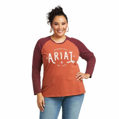 Ariat Ladies REAL Loop Baseball Tee Shirt