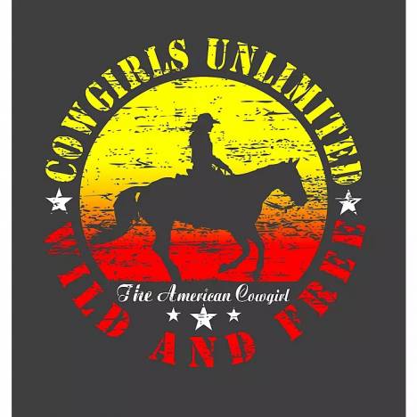 Cowgirls Unlimited Wild and Free T-Shirt