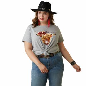 Ariat Ladies REAL Highlander Rose Tee Shirt