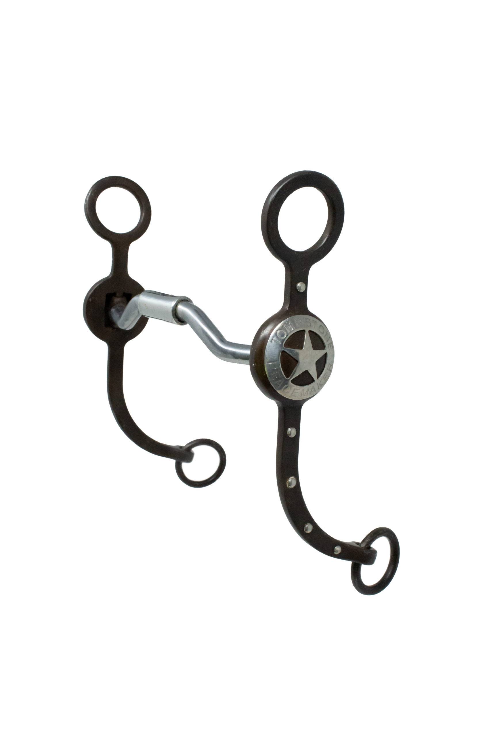 Partrade Cowboy Tack Tombstone Peacemaker Hinged Futurity Bit