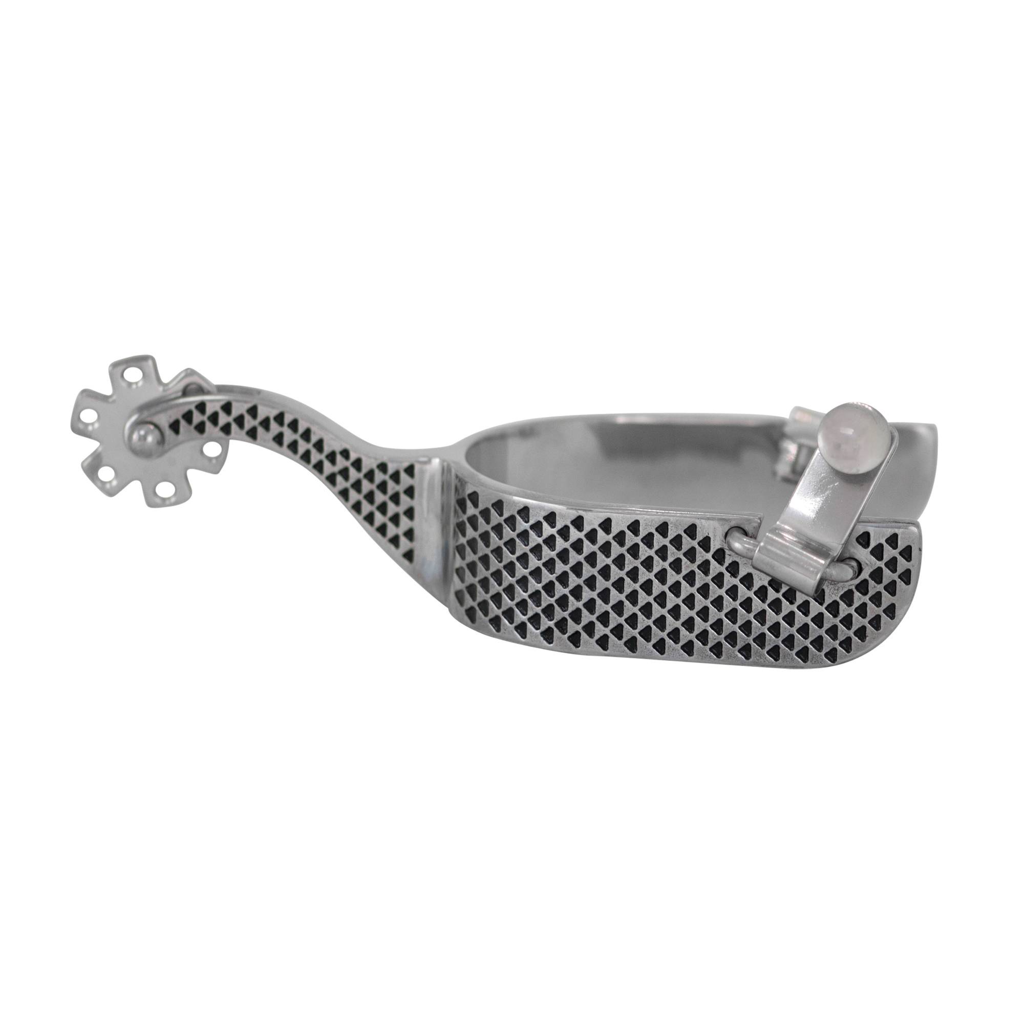 Partrade Cowboy Tack Black Rasp Large Cup Spur