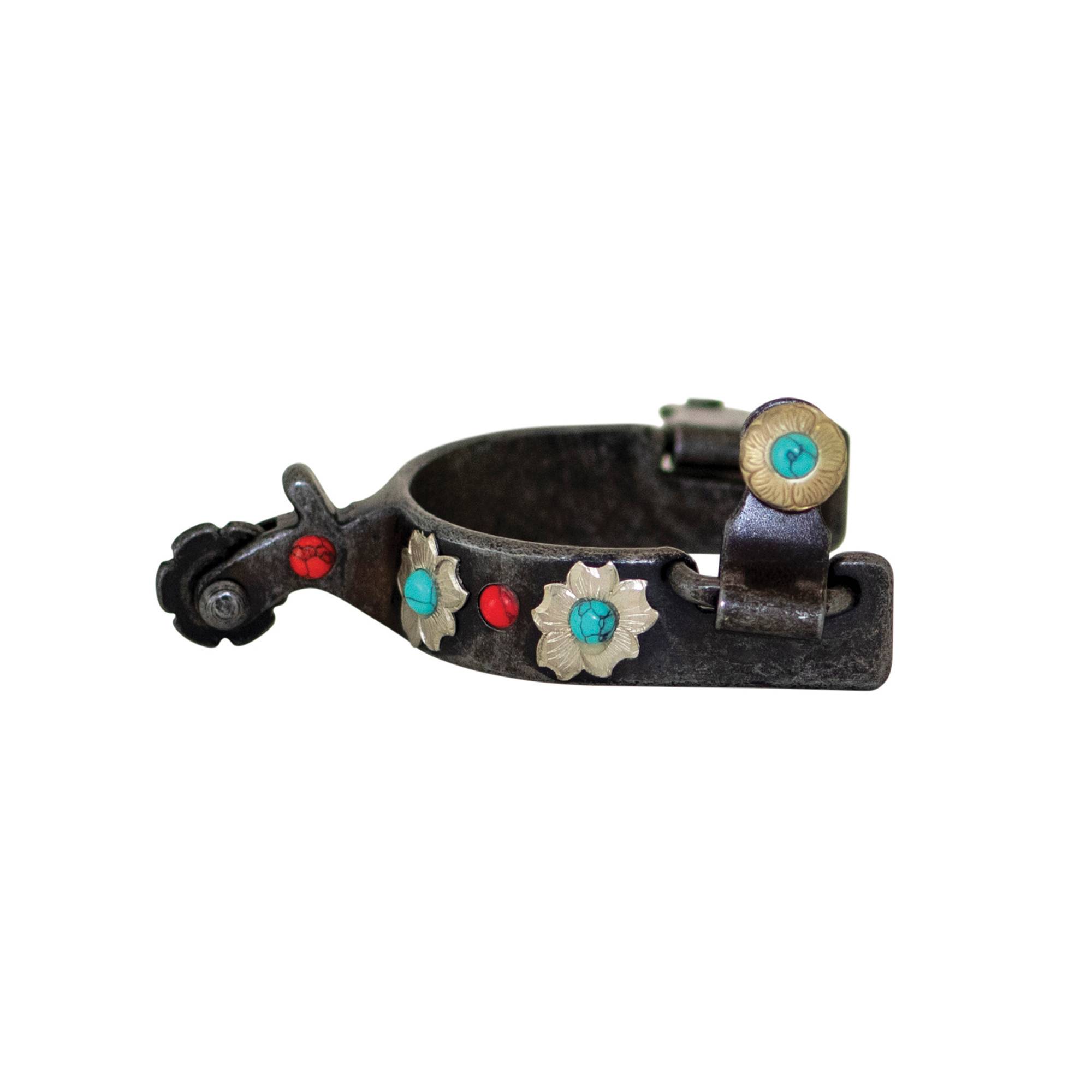 Partrade Cowboy Tack Southwest Youth Cup Floral Spurs