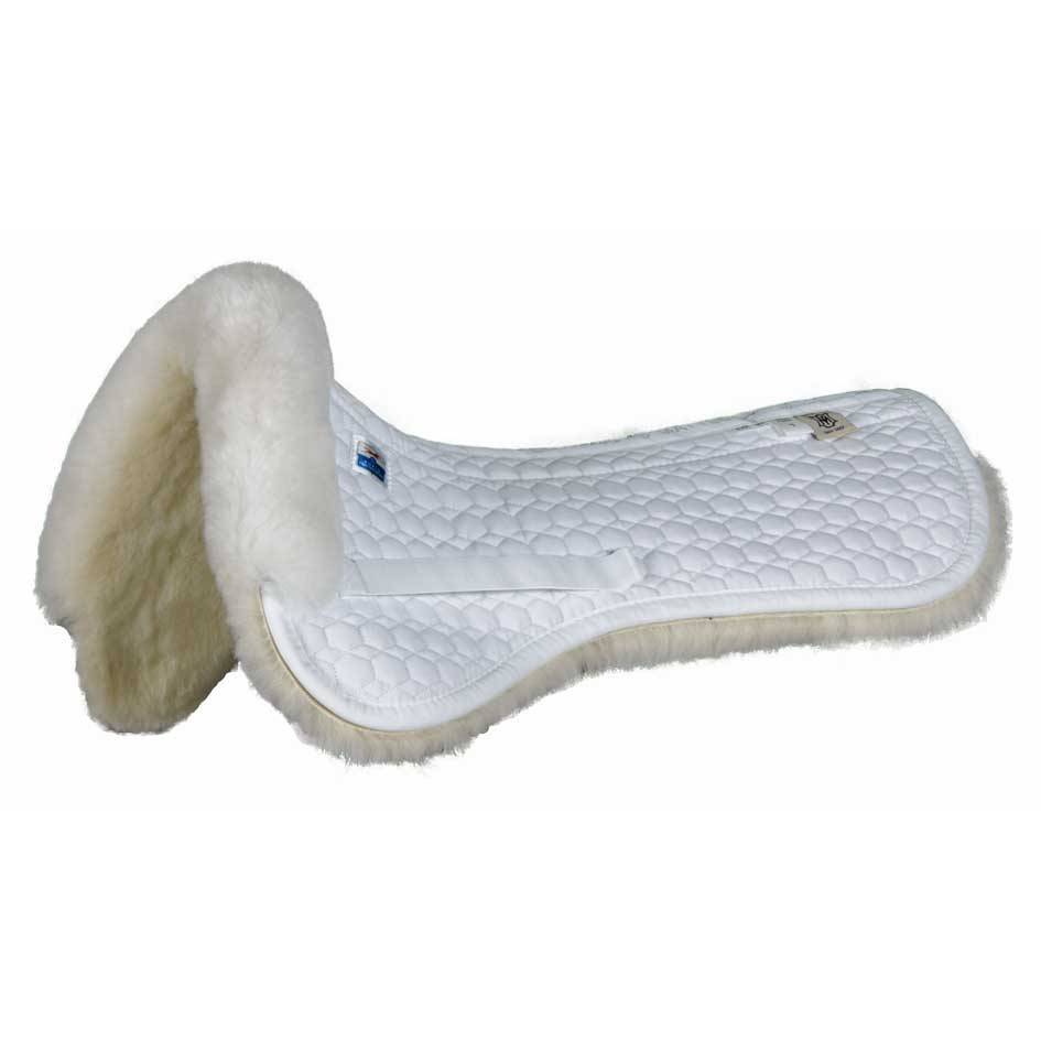 E.A. Mattes Gold All Purpose Half Pad with Sheepskin Trim