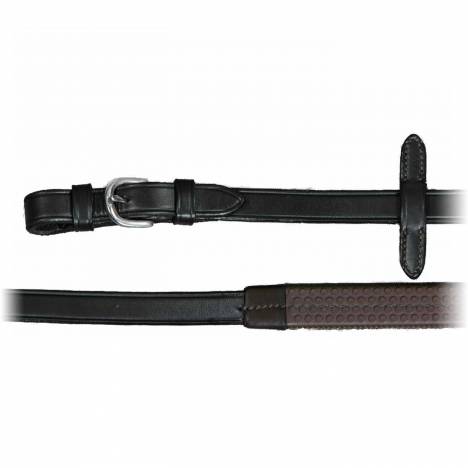 Vespucci Rubber Eventing Reins with Buckles