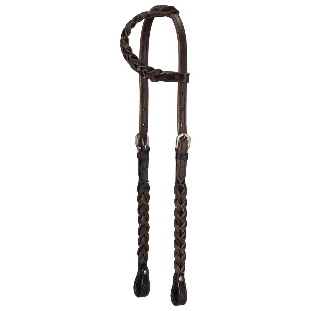 Royal King Braided Leather One Ear Headstall