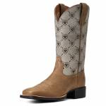 Ariat Ladies Round Up Wide Square Toe Western Boots