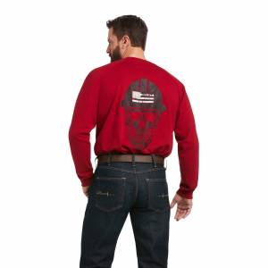 Ariat Mens Rebar Cotton Strong Roughneck Graphic T-Shirt