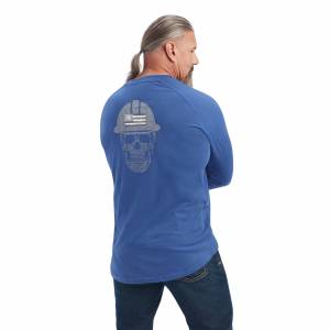 Ariat Mens Rebar Cotton Strong Roughneck Graphic T-Shirt