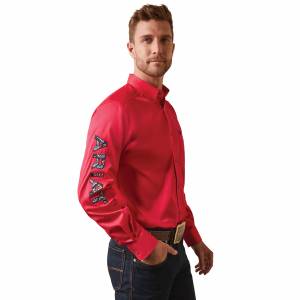 Ariat Mens Team Logo Twill Fitted Shirt